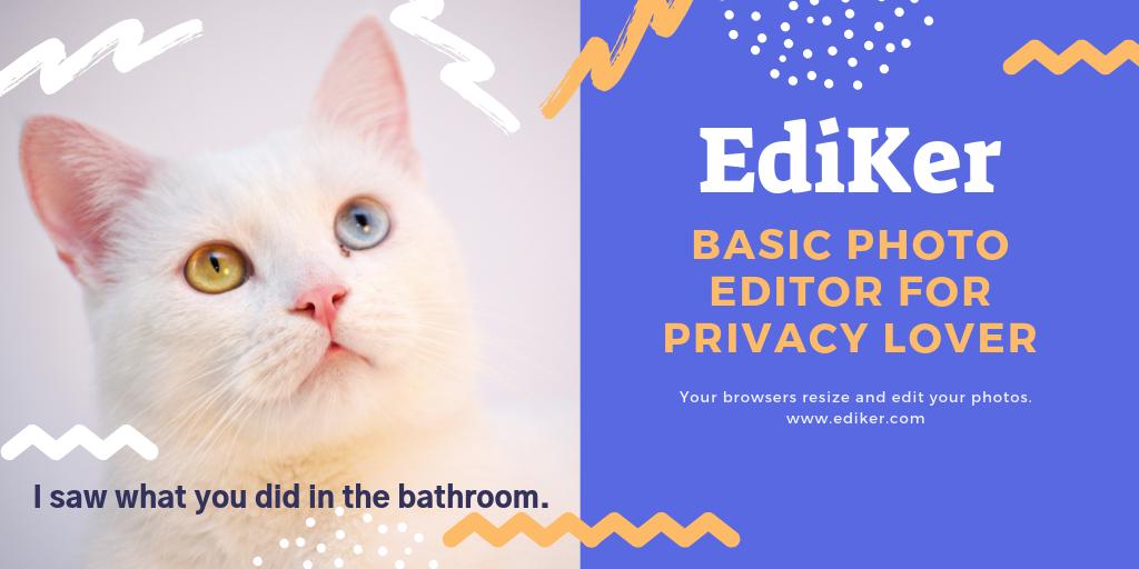 EdiKer Privacyfirst Photo Editor Safe & Free Image Editor
